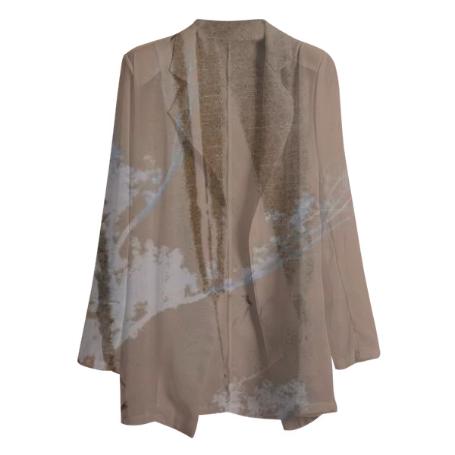 SV Beige Abstract Blazer