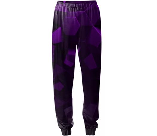 Alien Mafia Cyborg Leggings Purple