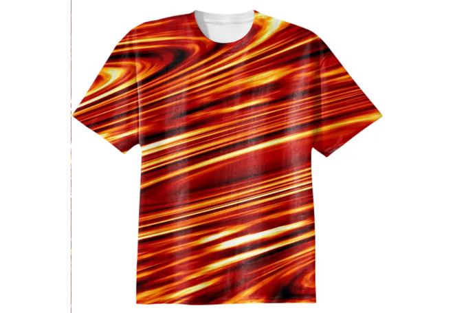 Jupiter Pattern Cotton T Shirt