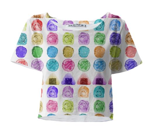Sushi Crop Top White