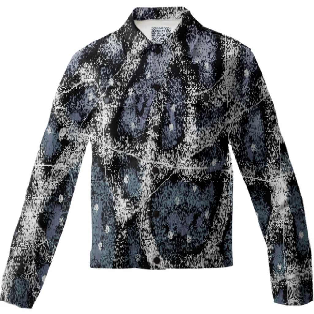 Glitchy Grunge Abstract Print