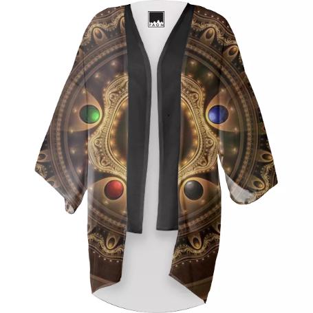 Gathering the Five Fractal Colors of Magic Kimono Robe