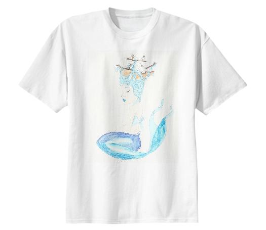 Placed Cotton T shirt