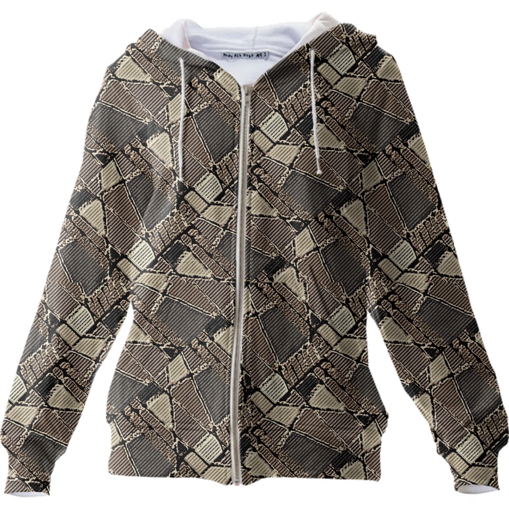 Brown Geometric Camo Design