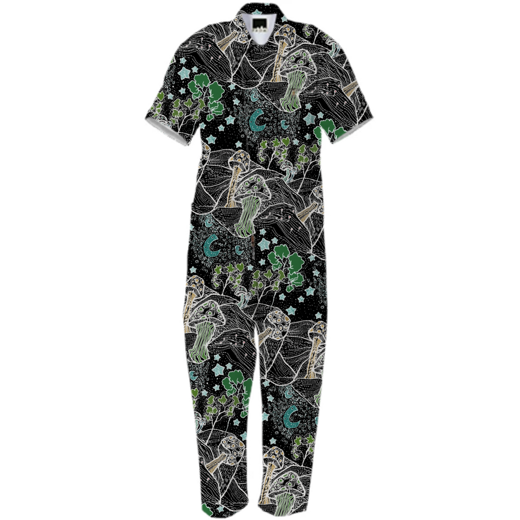 Mushrooms Eat Jumpsuit