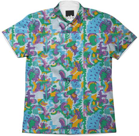 nature walk button down