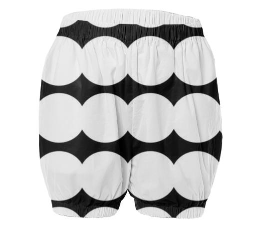 Adult Pants with Circles blackwhite SUMMER SHOP
