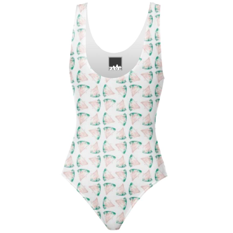 Watermelon Patterned One Piece