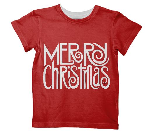 Merry Christmas white Text