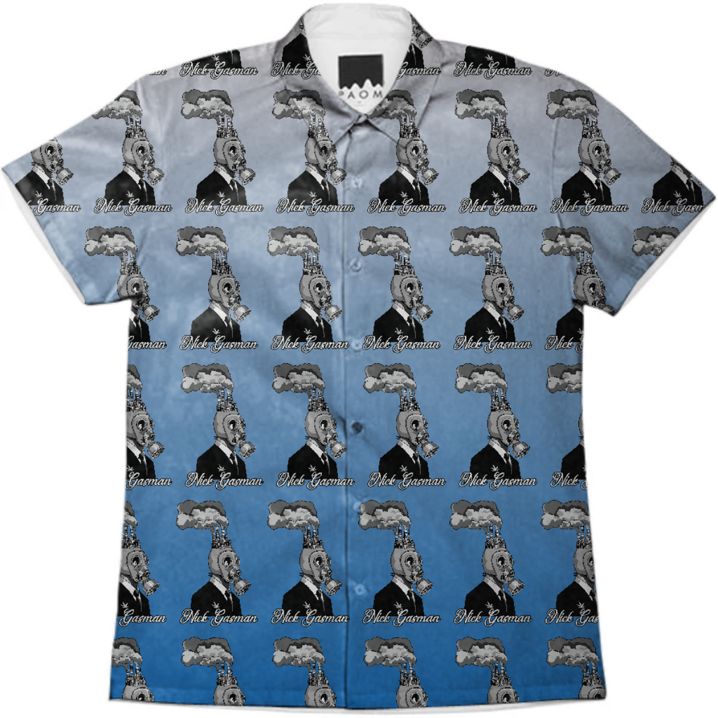 NIck Gasman - 2-tone button down Shirt