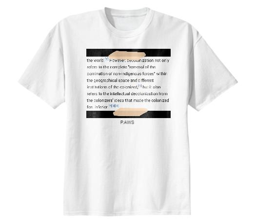 Decolonize t shirt
