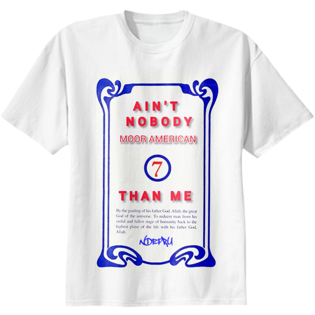 NDEFRU AINT NOBODY TEE