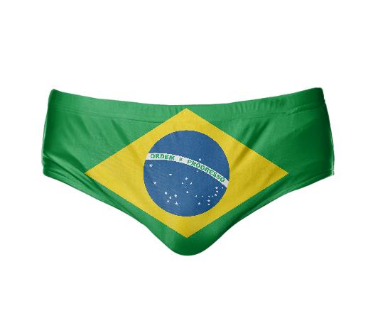 Brazil National Flag Swim Brief 2018 0162