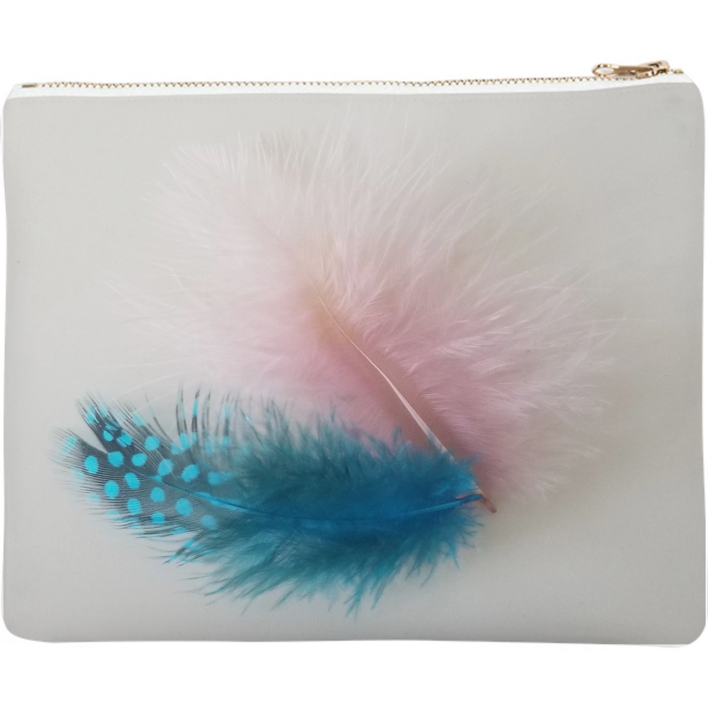 Feather Clutch