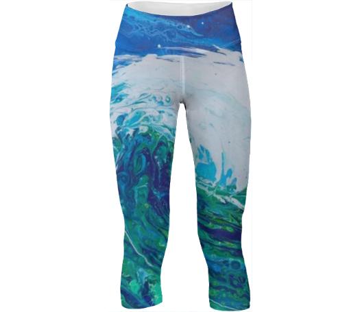 Wave yoga pants