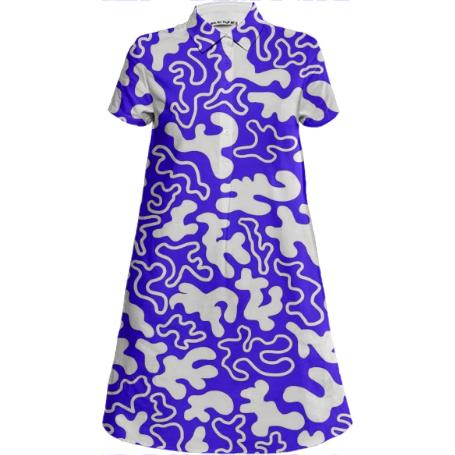 Chic Germs Blue White