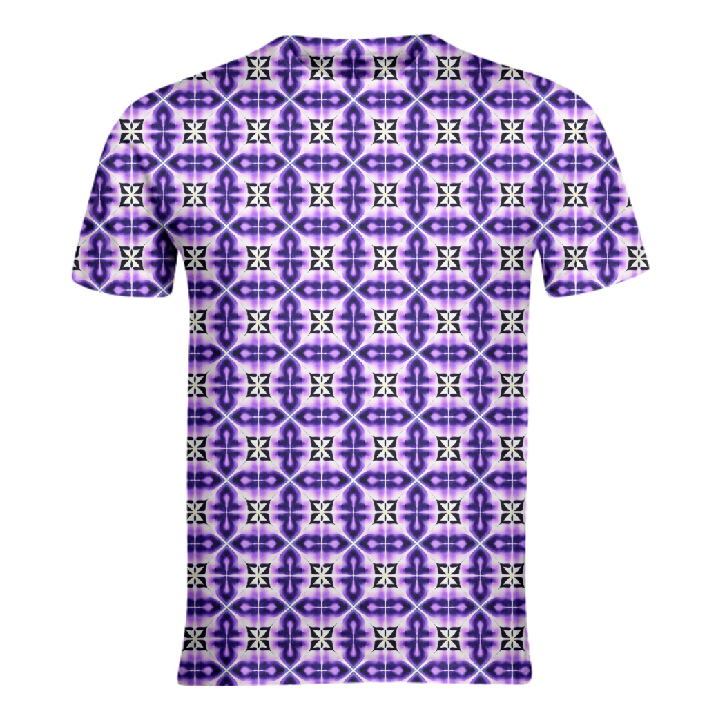 Bright purple geometric