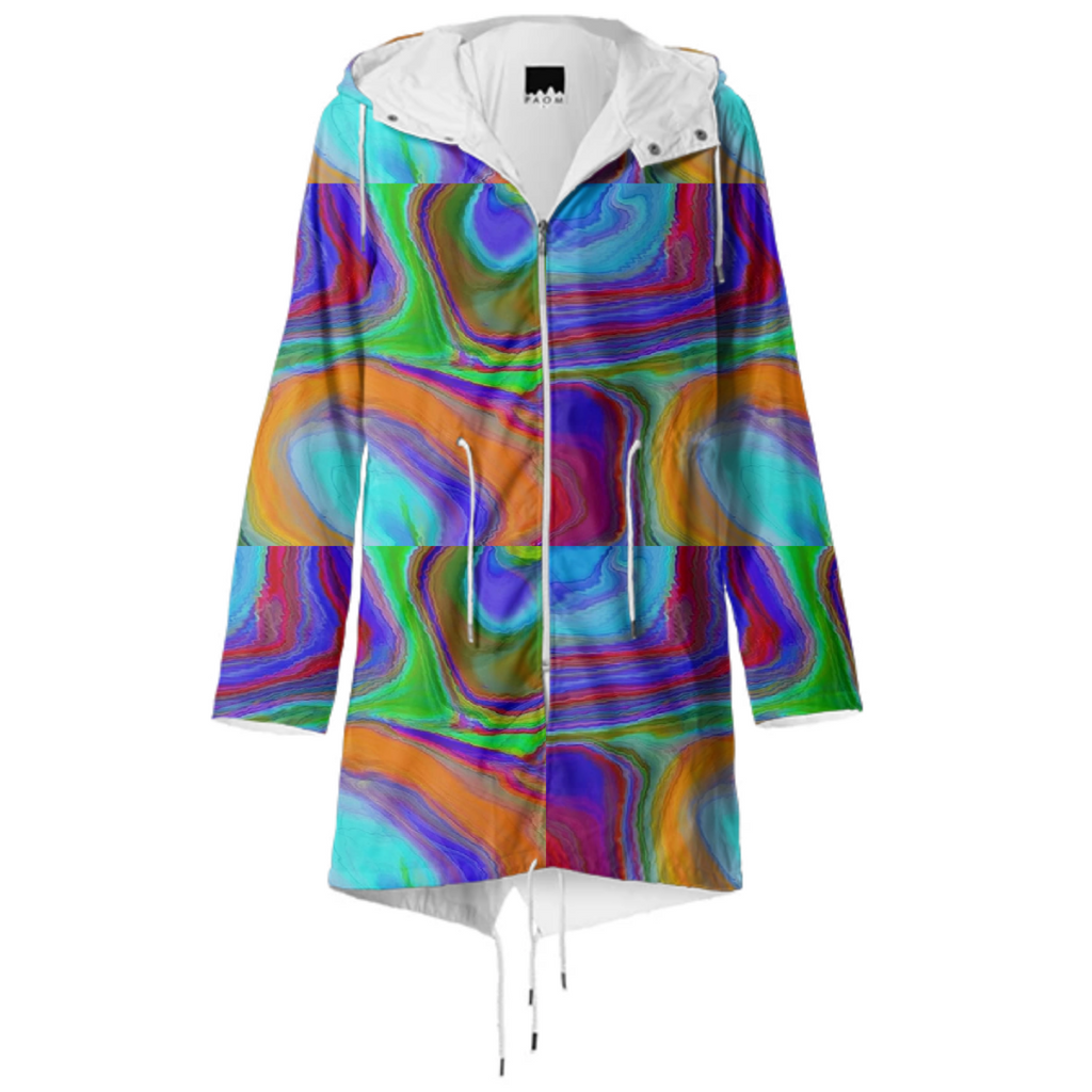 And then time wrinkled raincoat