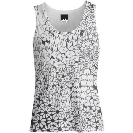 Drawing Blanks Tank Top Women