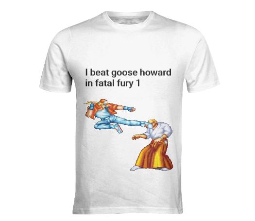 I beat goose howard in fatal fury 1