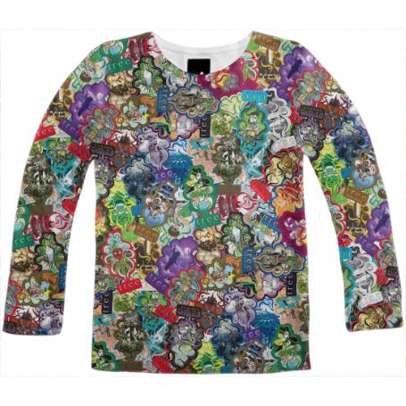 All Over Trees Long Sleeves