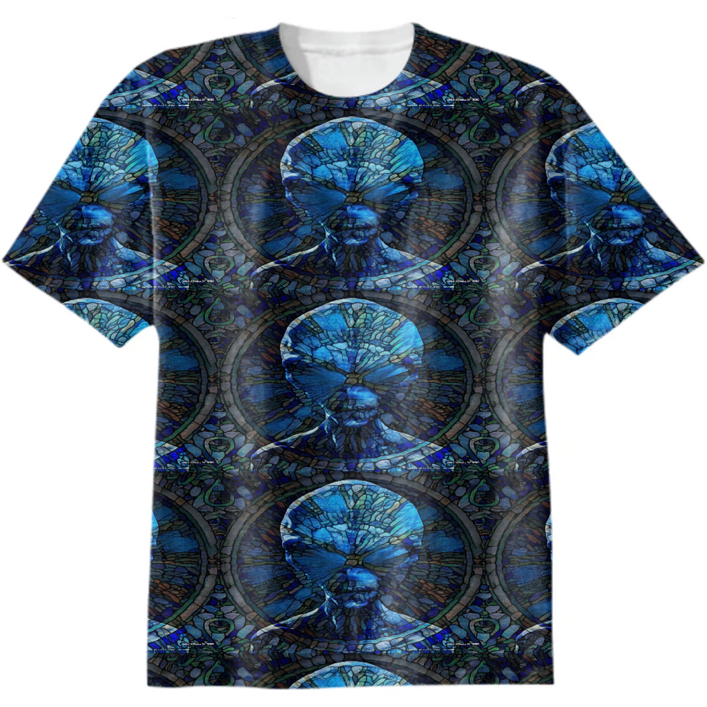 Ufo Alien Scifi Colorful Geometry Pattern