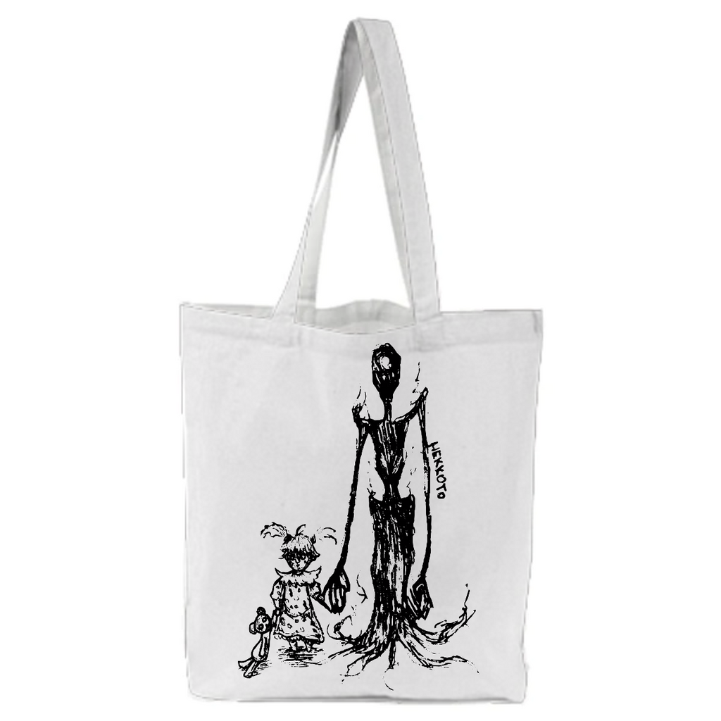 Shadows spooky monster friend creepy cute tote bag