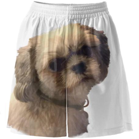 Grumpy Puppy Basketball Shorts
