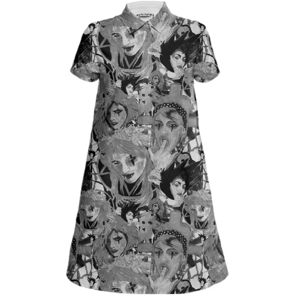 Mini Shirt Dress Demon Hardcore