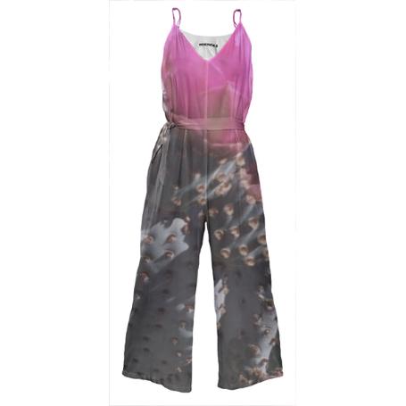 Cactus Tie Waist Jumpsuit