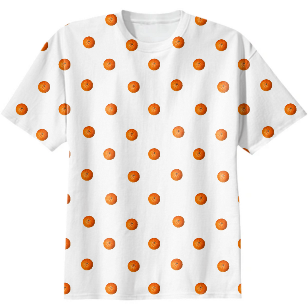 Tangerines Photo Motif Pattern Design