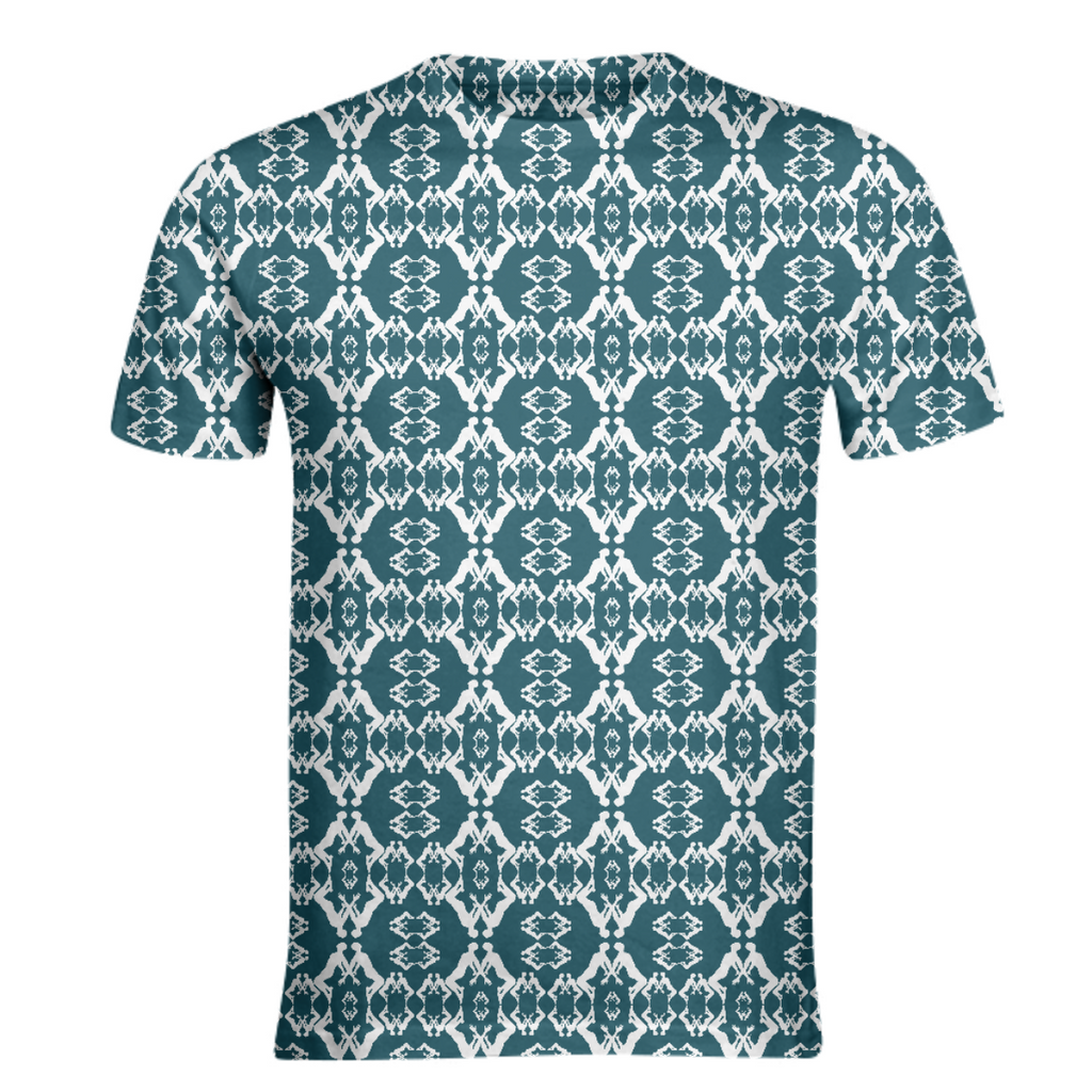 Poser Geometric White and Blue