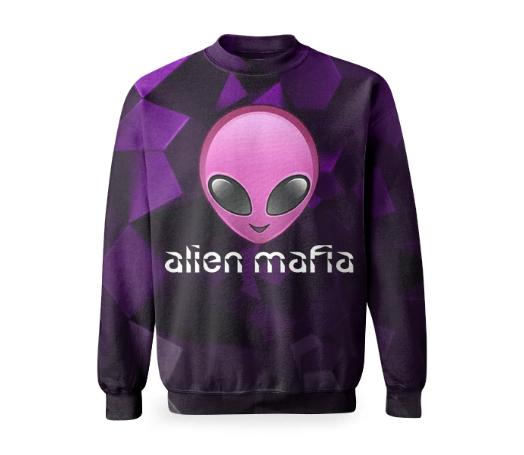 Pink Alien Mafia Sweatshirt