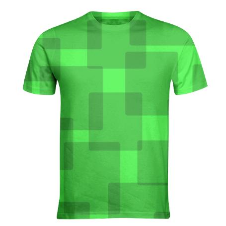 Neon Green Blocks Tee