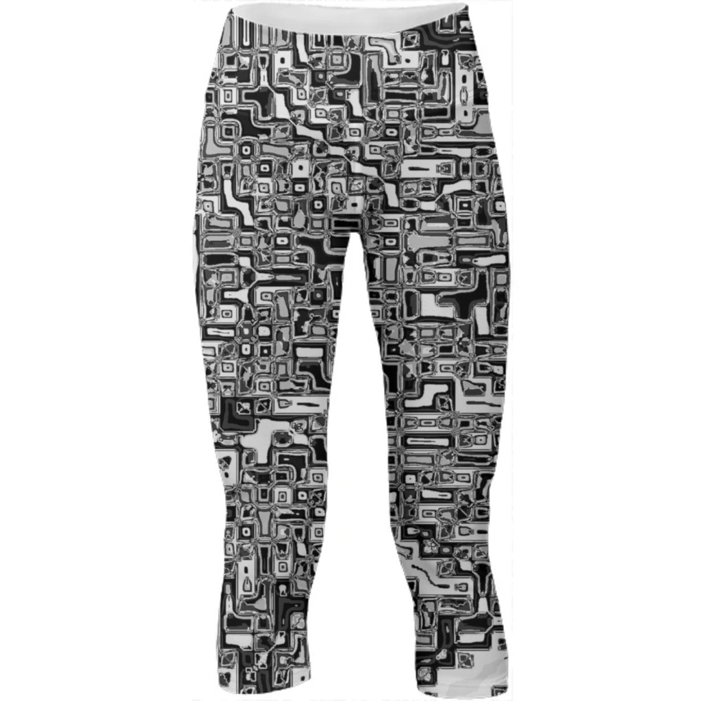 squared white black