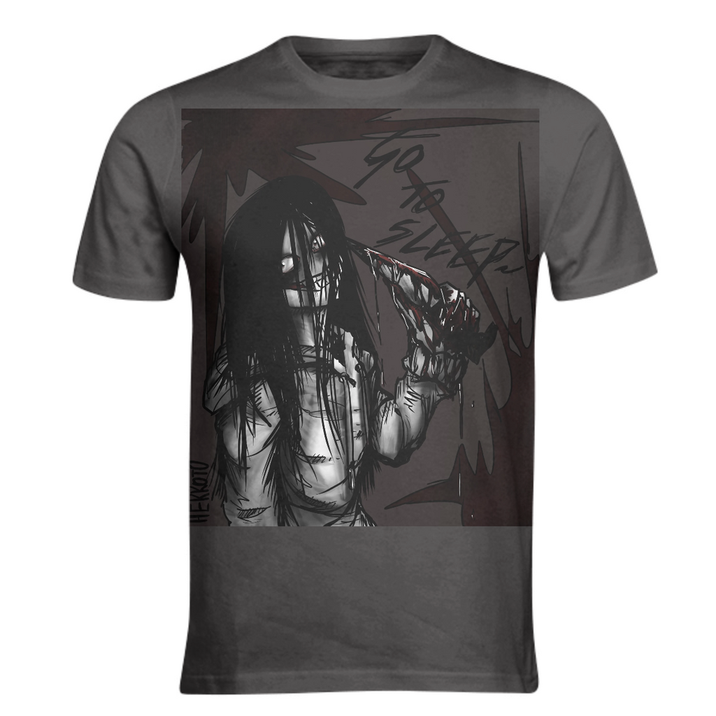 Jeff the killer creepypasta bloody edgy dark horror serial killer shirt
