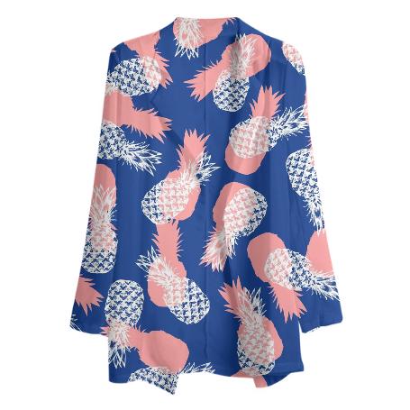 Blue Pattern Pineapple
