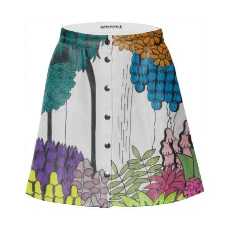 High Contrast Mini Skirt