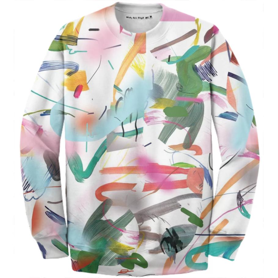 Multi Colored Camo Sweatshirt