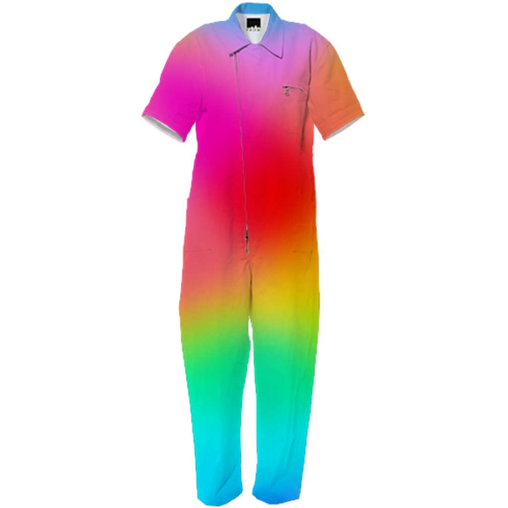 rainbow tie dye lgbtq gay jumpsuit