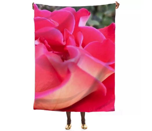 Rose Silk Scarf