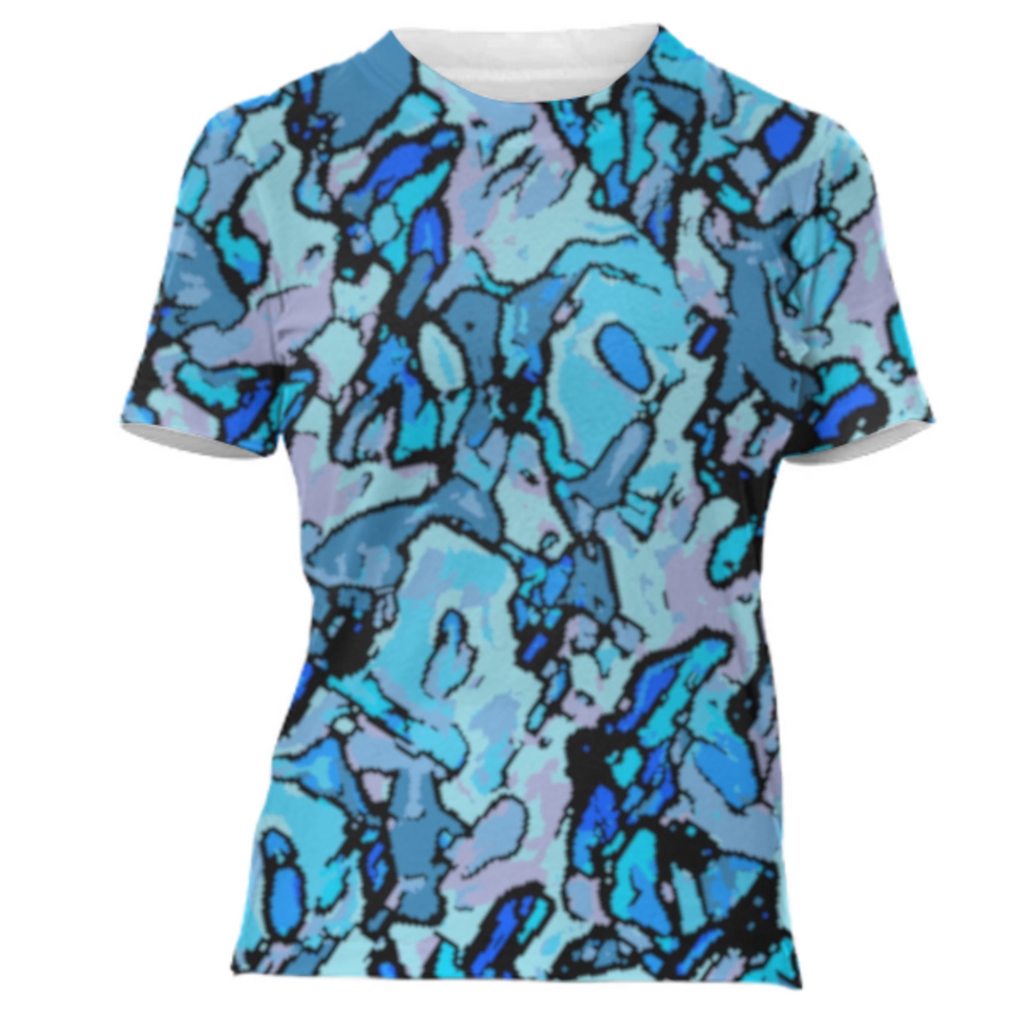 blue and black