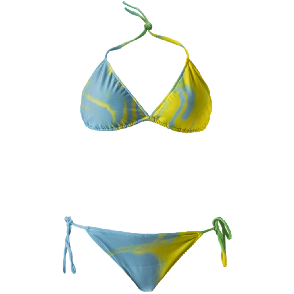 Blue Yellow Portal Bikini