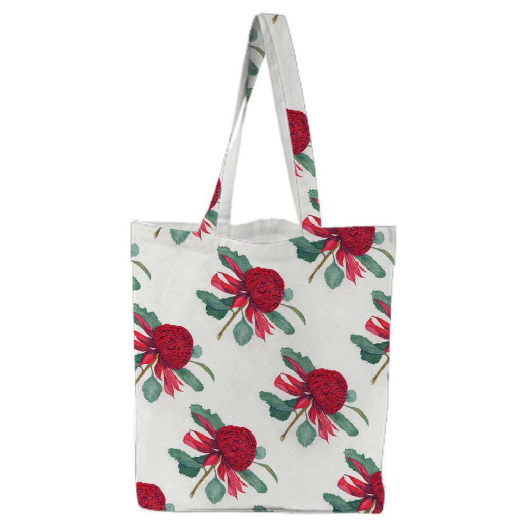 Waratah Canvas Tote