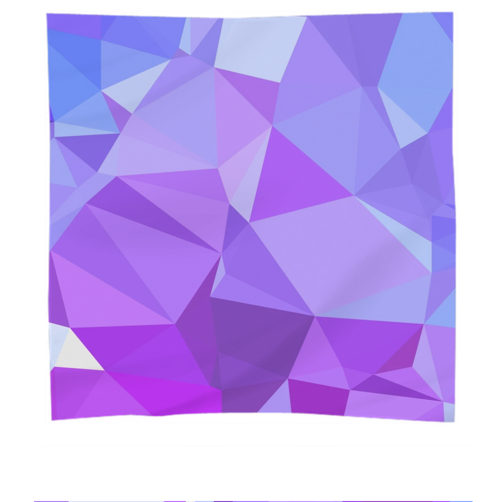 polygonal purple and blue