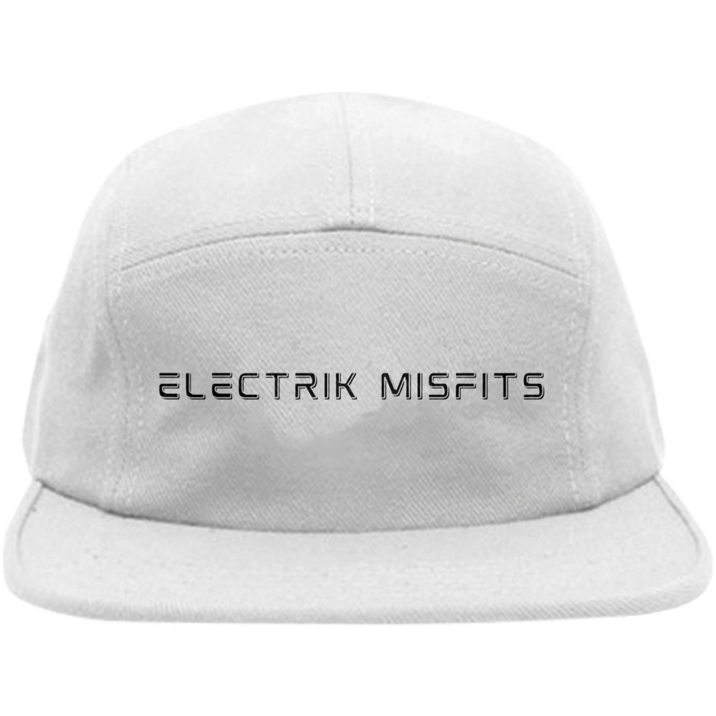 EM Static White 5-Panel Baseball Hat