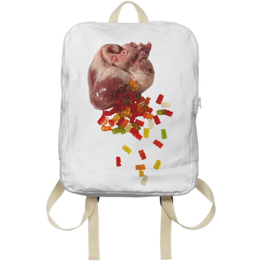 Gummy bear heart backpack