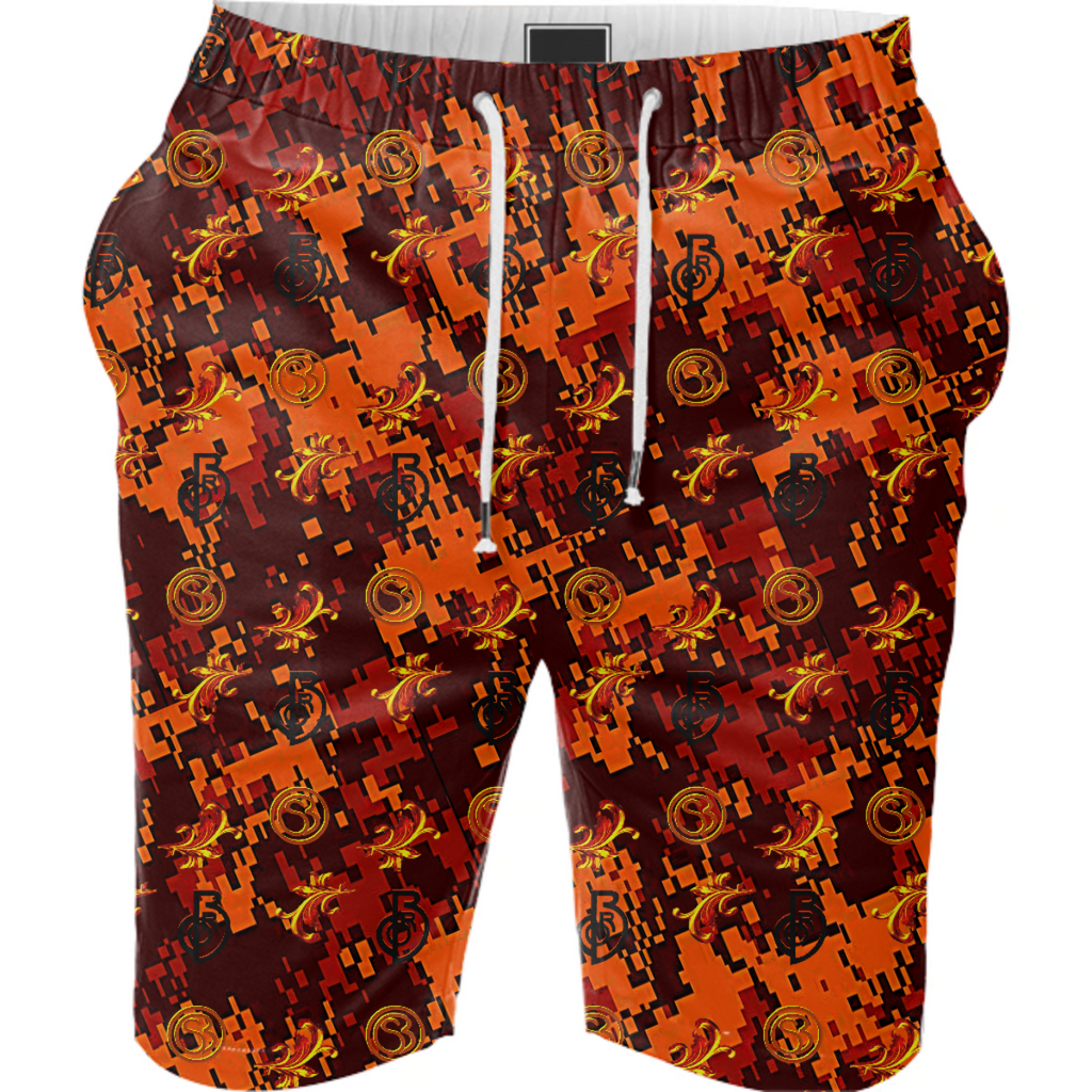Serge B'dor Fatigue Logo Summer Shorts