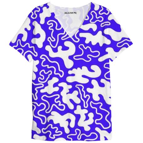 Chic Germs Blue White