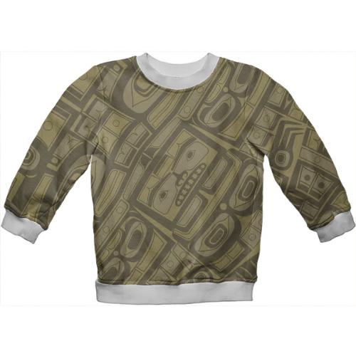 Olive chilkat sweatshirt